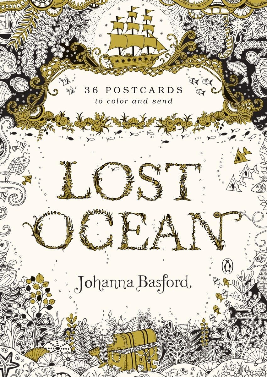 Lost Ocean: 36 Postcards to Color and Send