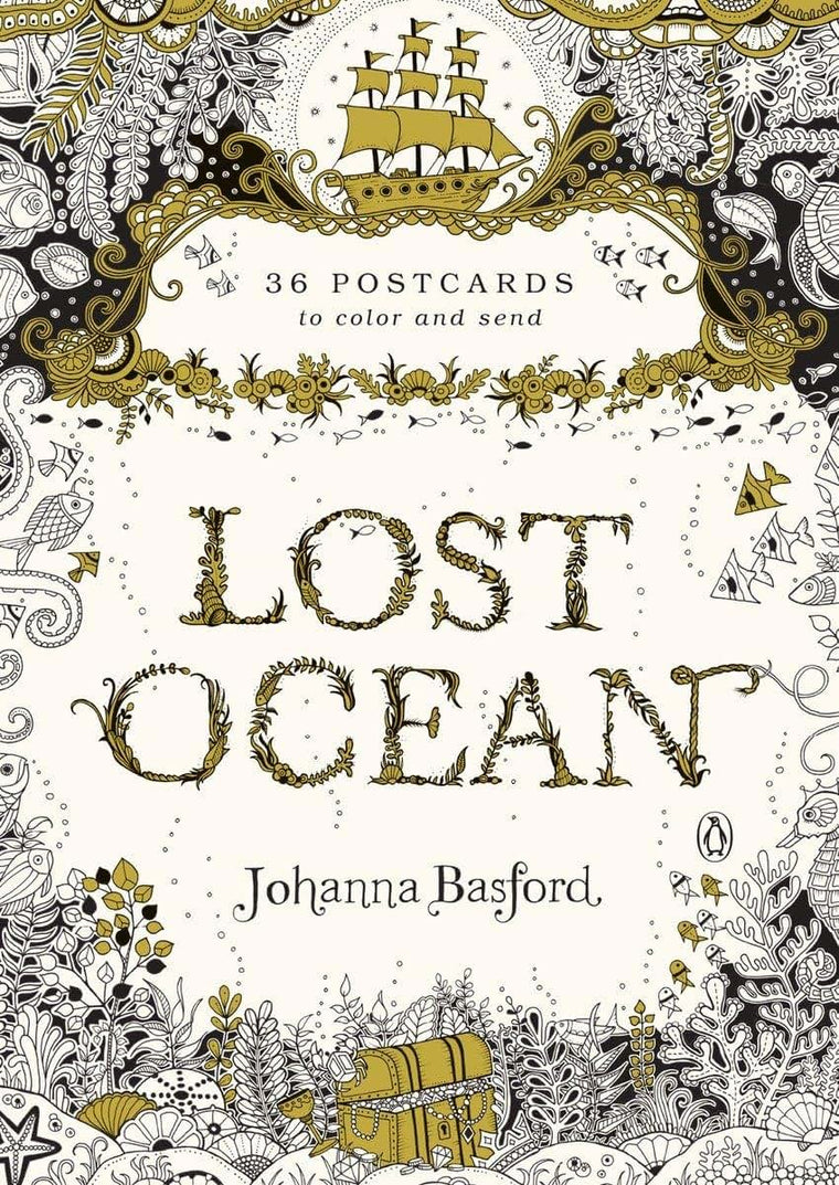 Lost Ocean: 36 Postcards to Color and Send