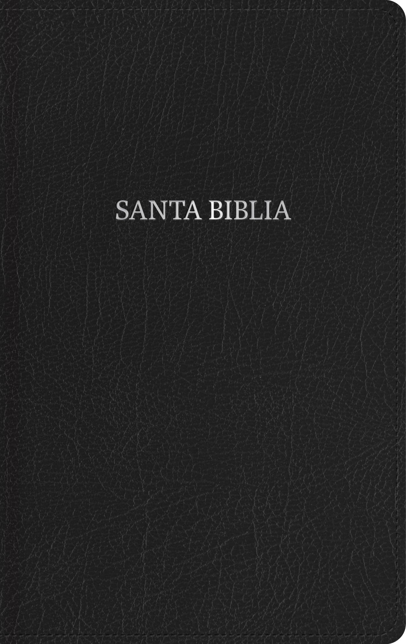Biblia Reina Valera 1960 Compacta, Letra Grande, negro, piel fabricada  RVR 1960 Compact Bible Large Print Black, Bonded Leather (Spanish Edition)