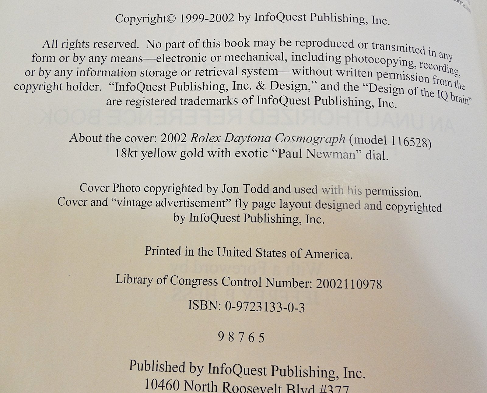 The Rolex Report: An Unauthorized Reference Book For The Rolex Enthusiast