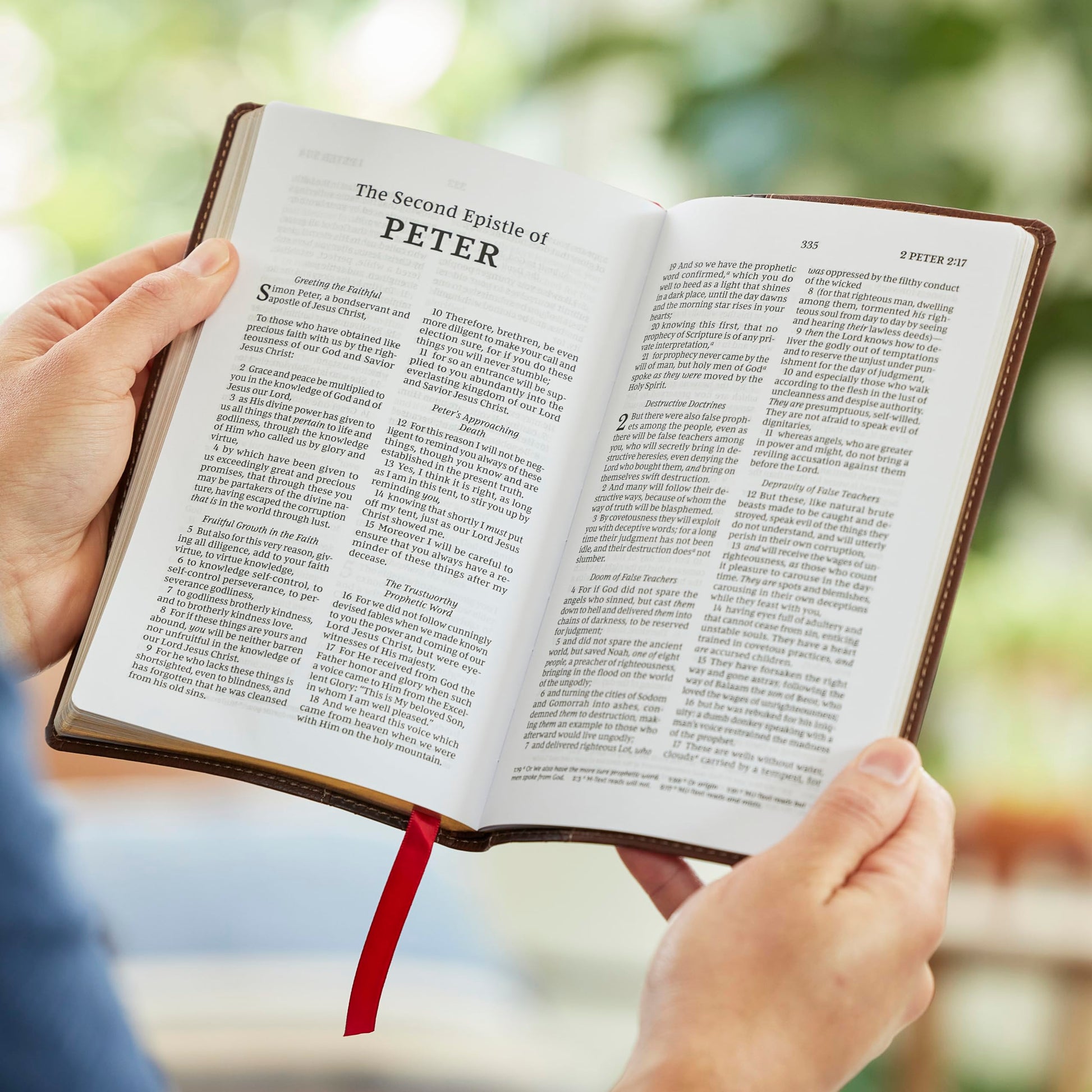 NKJV, Personal Size New Testament, Black Genuine Leather, Red Letter, Comfort Print