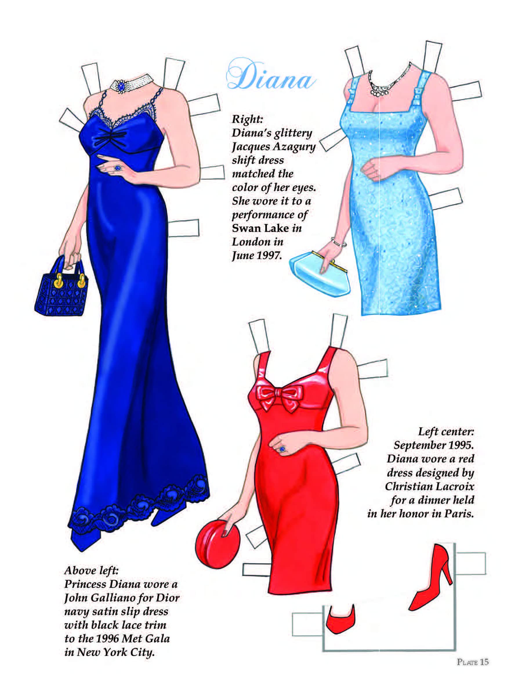 Iconic Fashions of Princess Diana Paper Dolls (Dover Royal Paper Dolls)