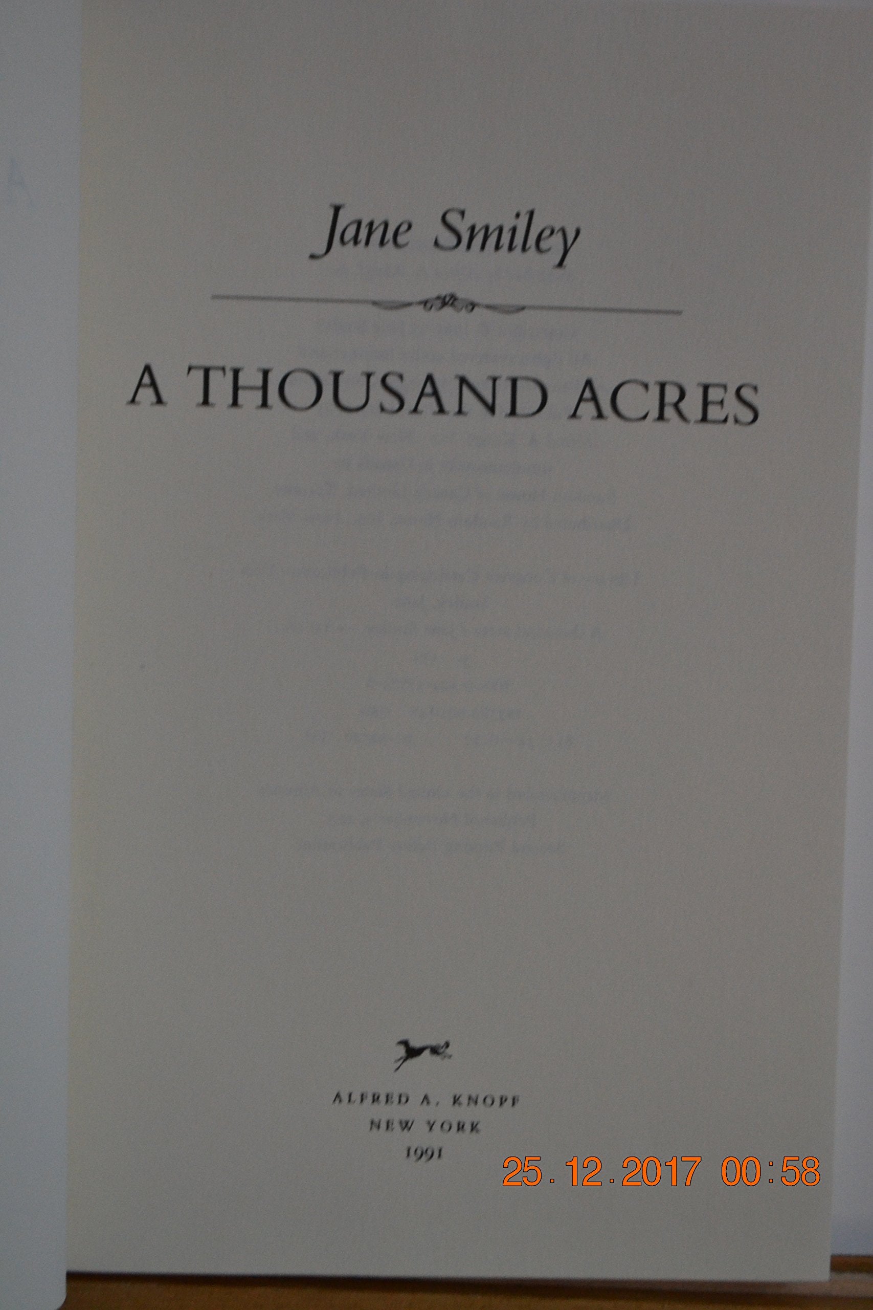 A Thousand Acres