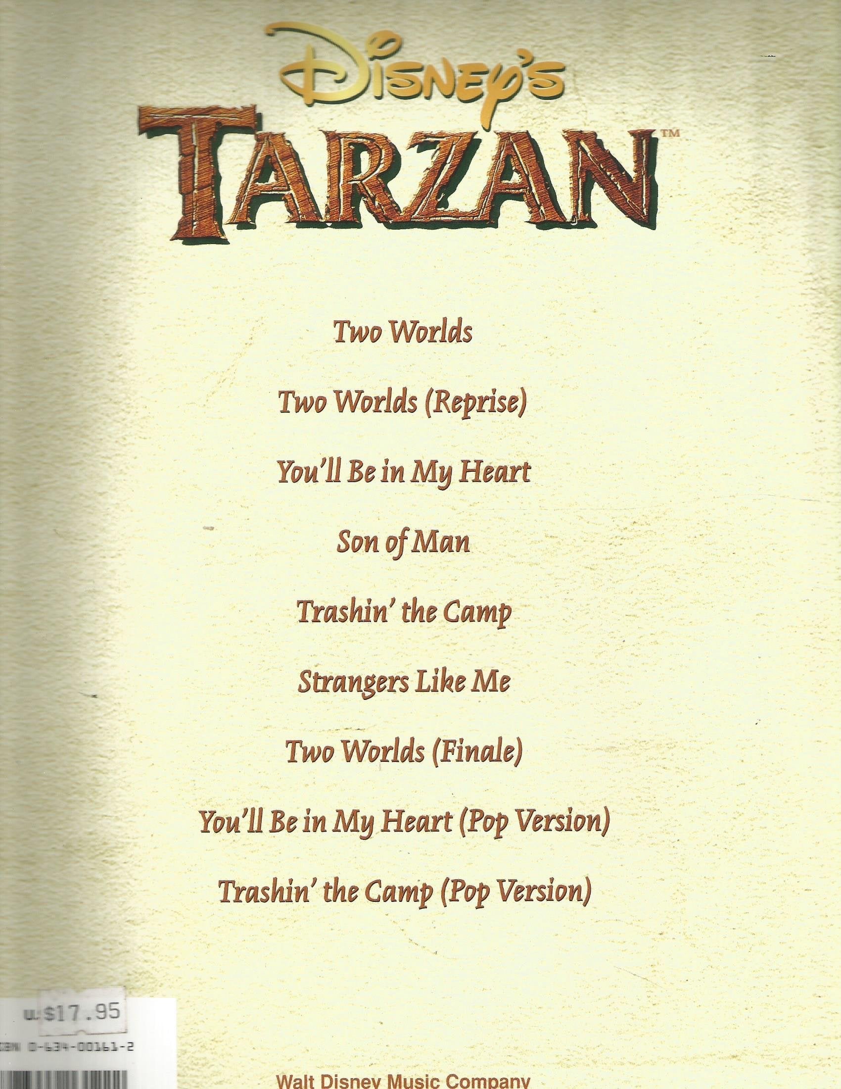 Disney's Tarzan: Piano, Vocal, Guitar
