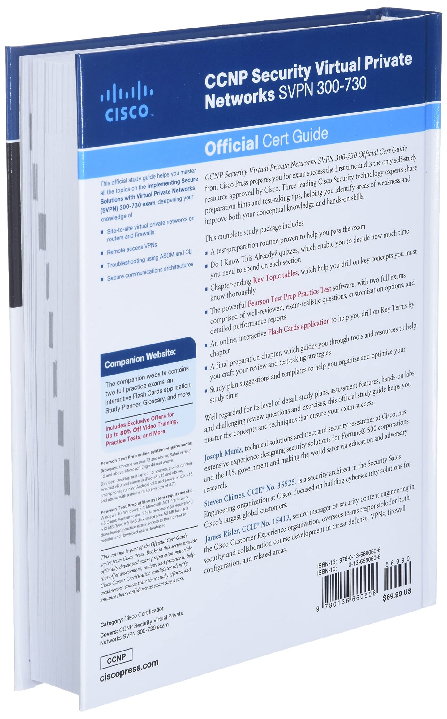 CCNP Security Virtual Private Networks SVPN 300-730 Official Cert Guide