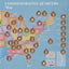 National Parks Commemorative Quarters Collector's Map 2010-2021 (includes both mints, plus the rare West Point quarter release!)