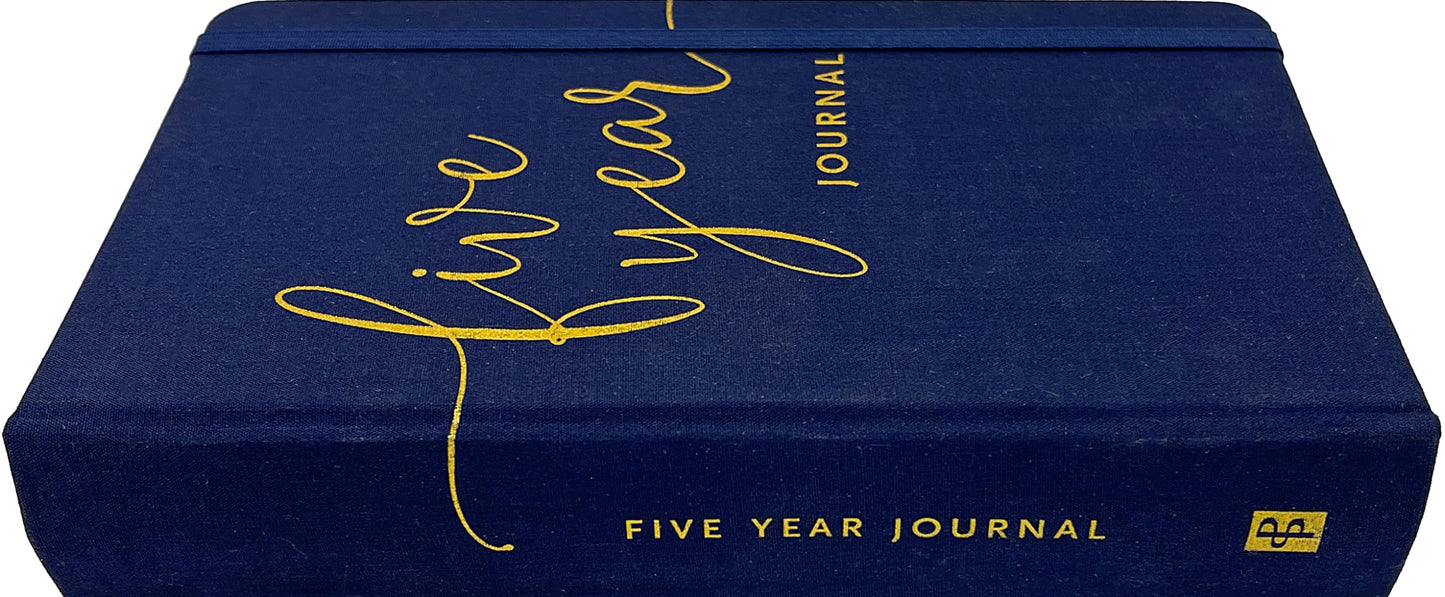Five Year Journal - Deluxe, Cloth-Bound Edition (1 minute a day is all it takes!)