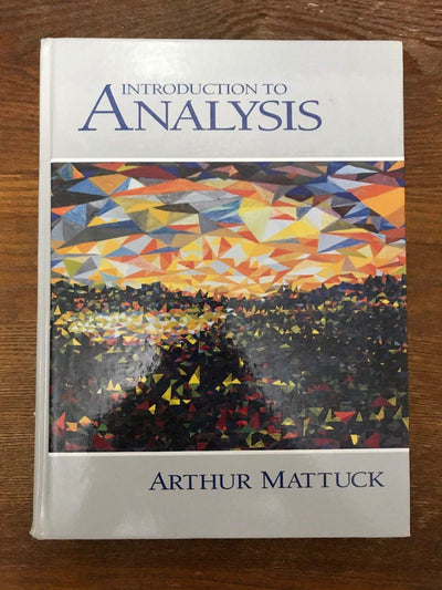 Introduction to Analysis