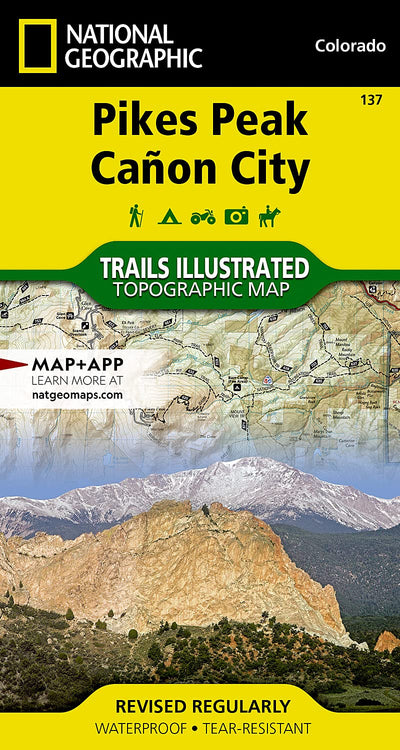 Pikes Peak, Caon City Map (National Geographic Trails Illustrated Map, 137)