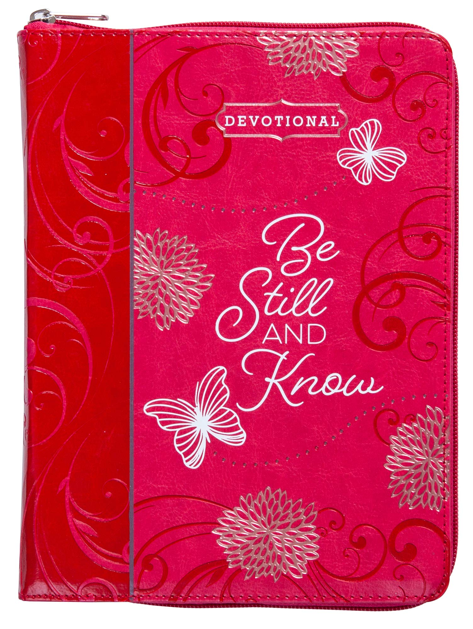 Be Still and Know Guided Devotional (Faux Leather) - Women's Devotional Book with Zip Around Closure, Perfect Faith Book for Christian Women (Ziparound Devotionals)