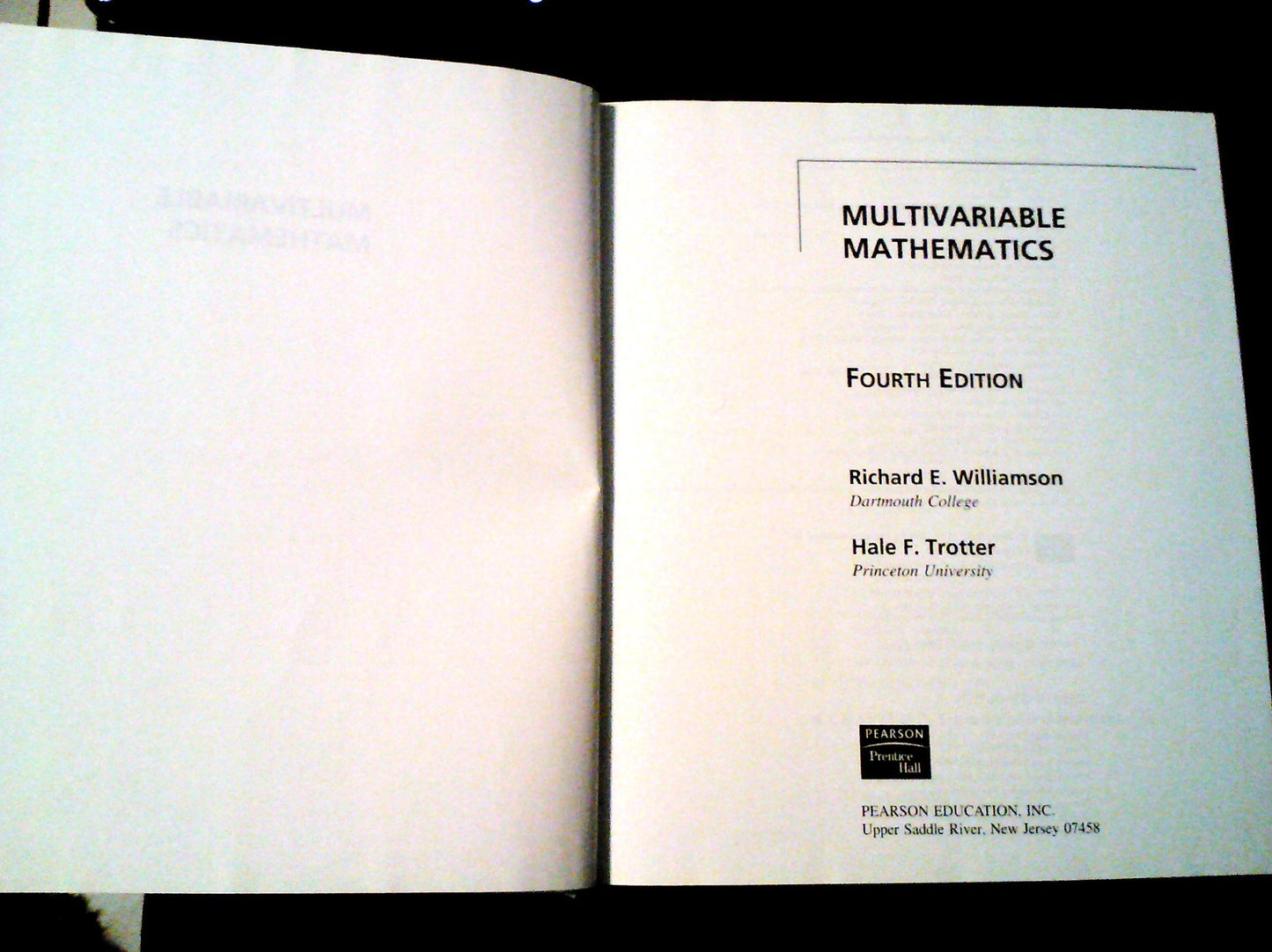 Multivariable Mathematics