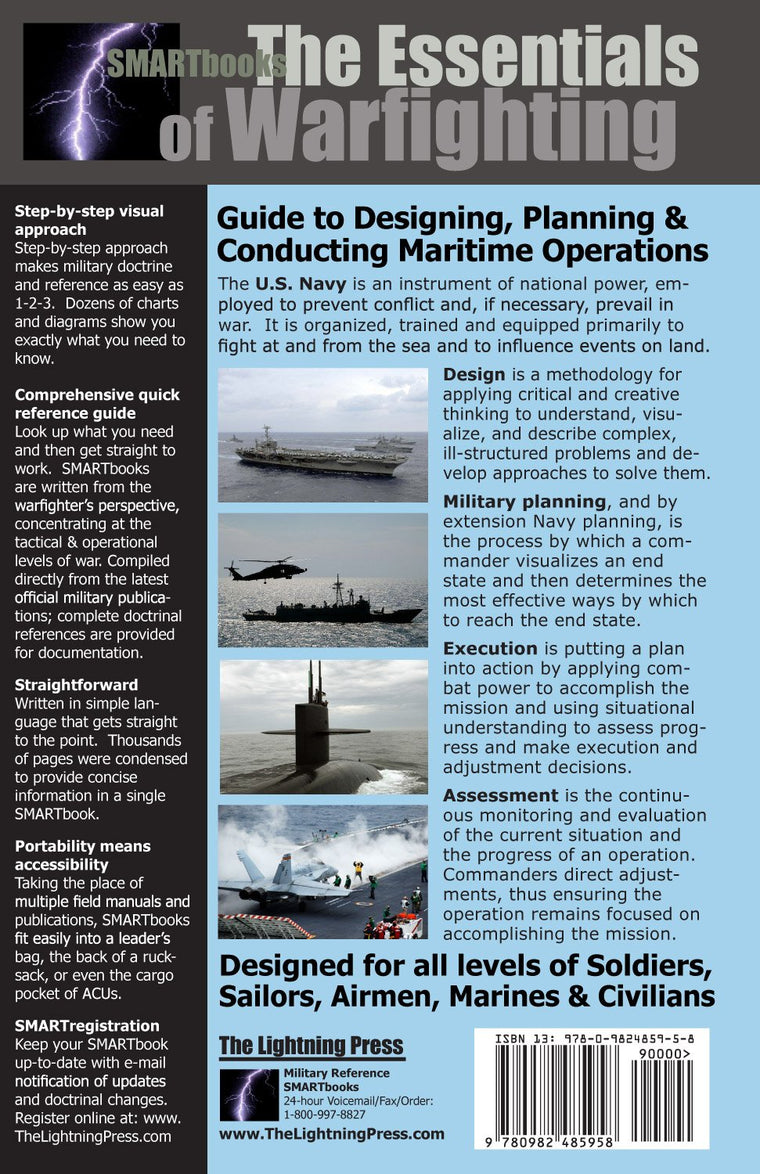 The Naval Operations & Planning SMARTbook — back cover