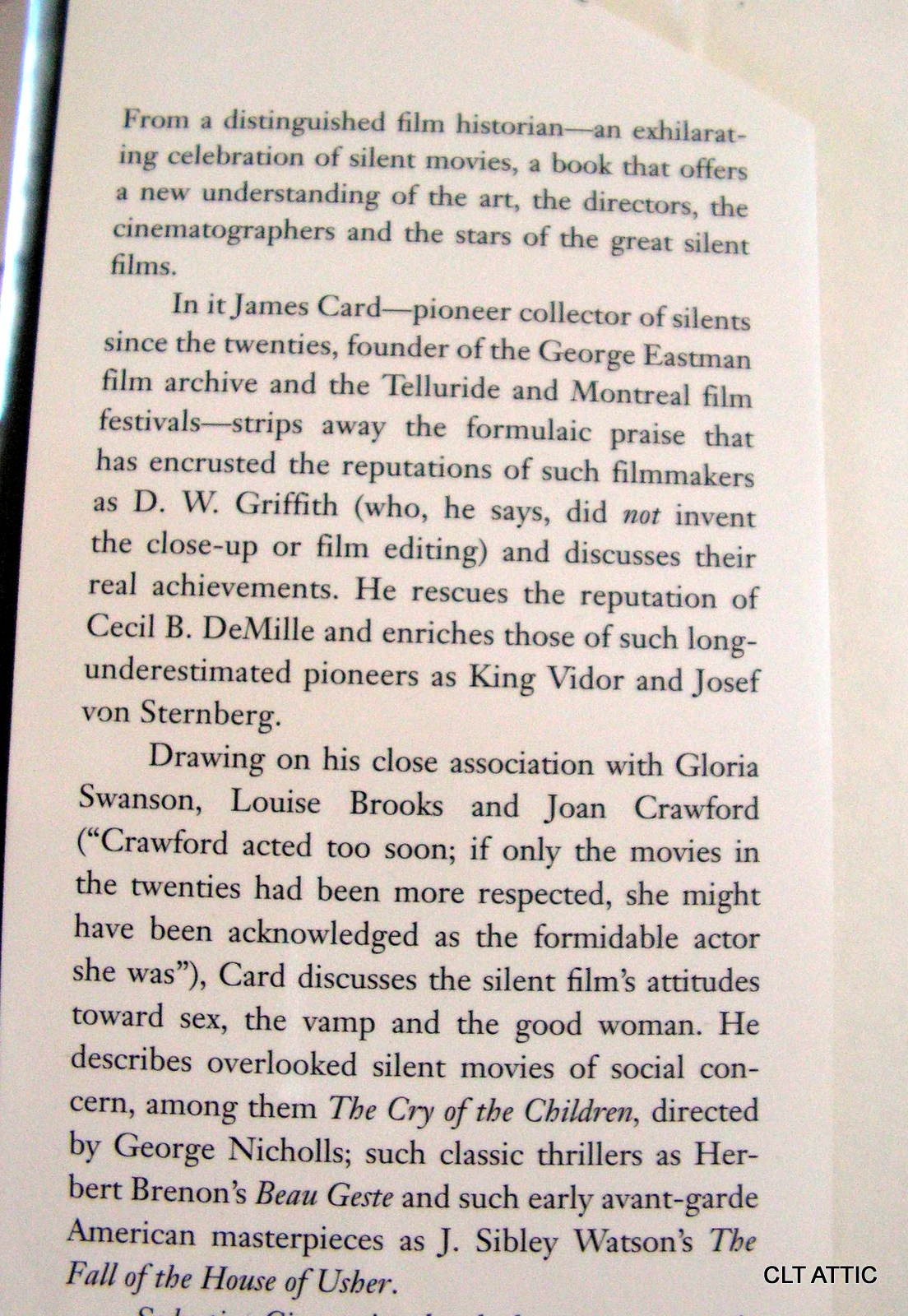 Seductive Cinema: The Art of Silent Film