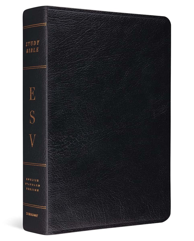 ESV Study Bible (Genuine Leather, Black)