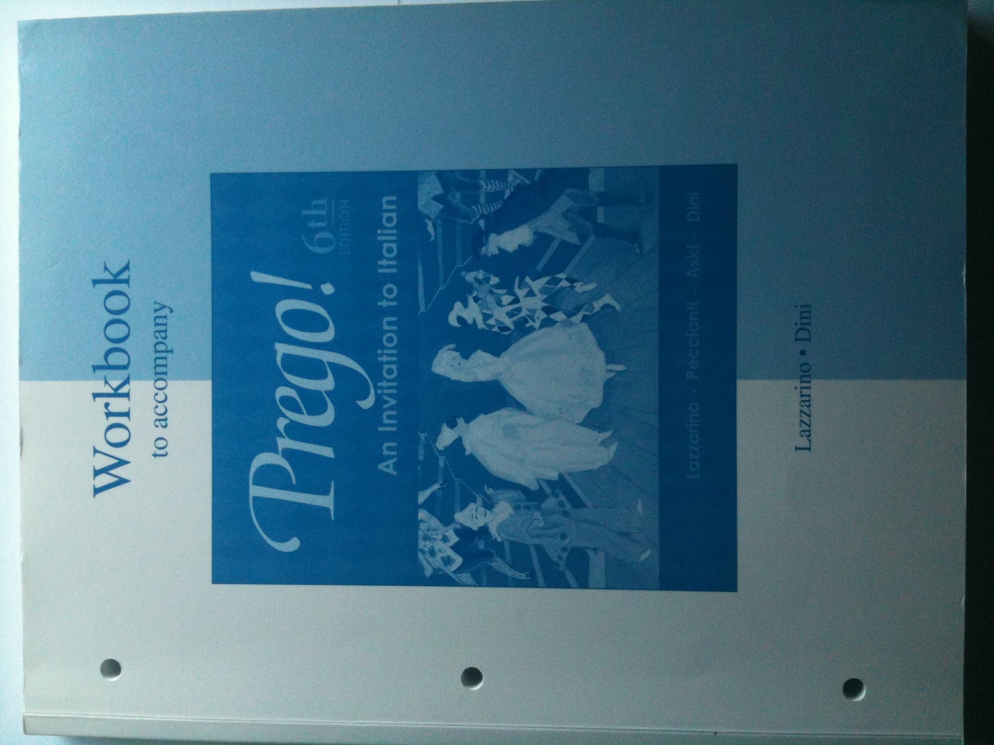 Prego! An Invitation to Italian (Workbook)