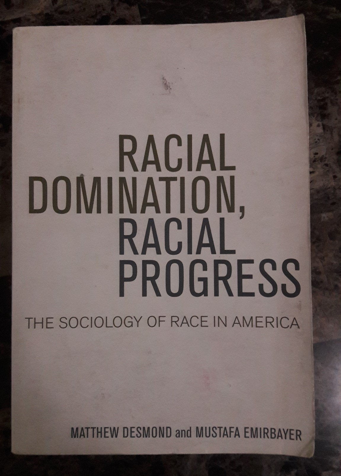 Racial Domination, Racial Progress: The Sociology of Race in America
