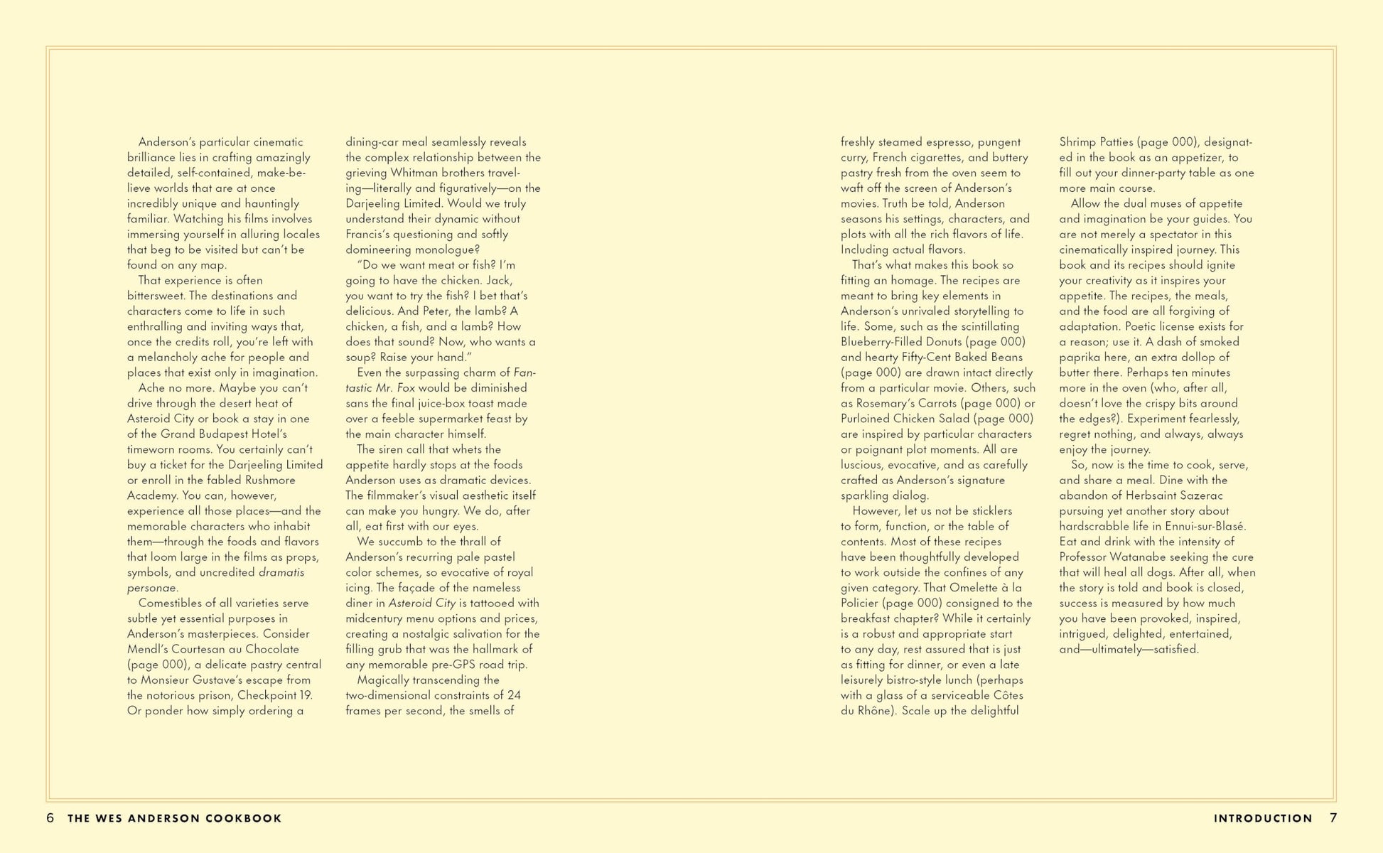 The Wes Anderson Cookbook: Whimsical Recipes Inspired by the Director and His Films (Directors Cut Kitchen)