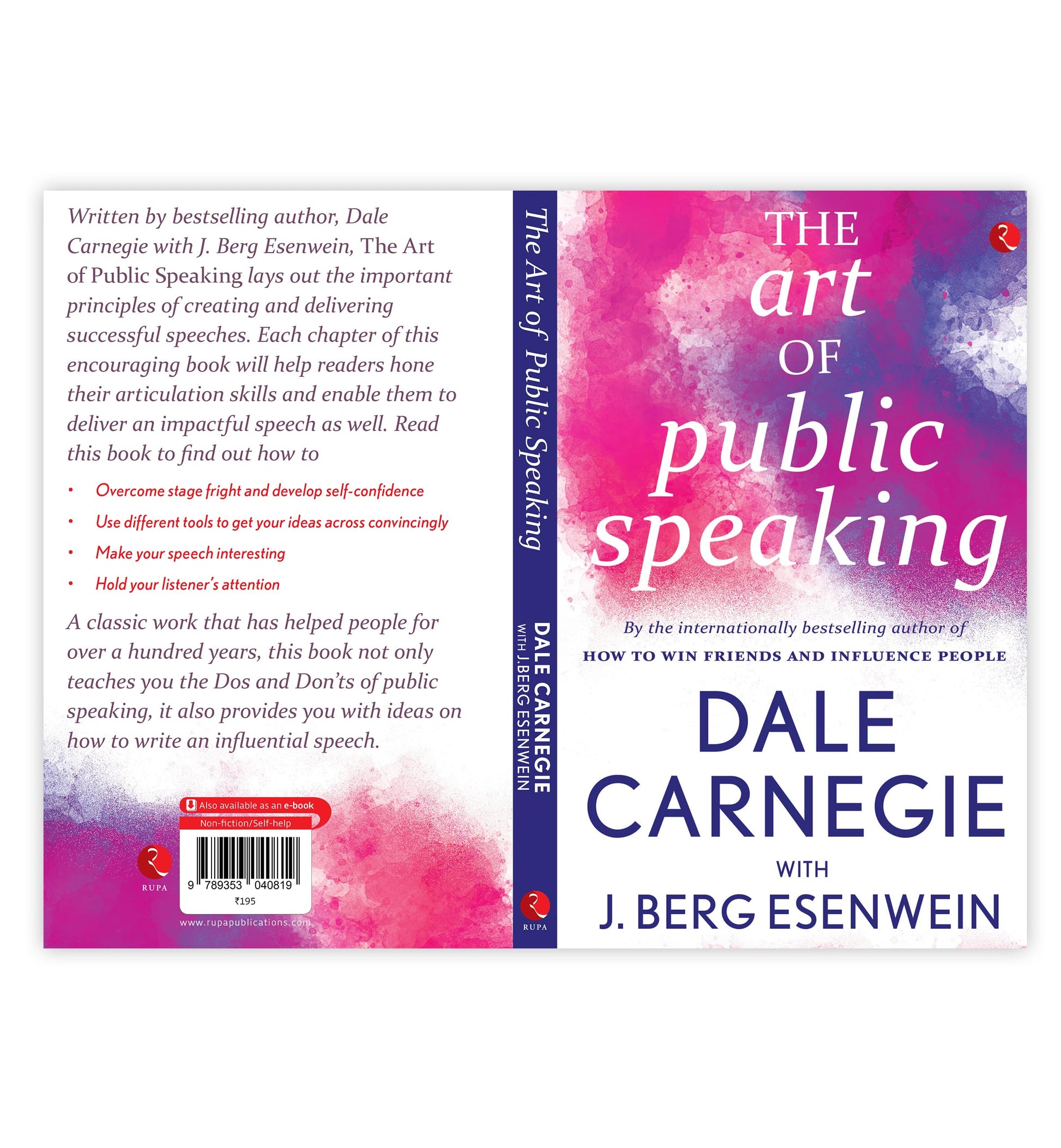 THE ART OF PUBLIC SPEAKING [Paperback] DALE CARNEGIE WITH J.BERGESENWEIN