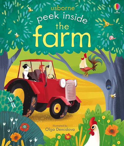 Peek Inside the Farm: An Engaging Lift-the-Flap Book About Farm Animals and Vegetables for Children (Ages 3-5)