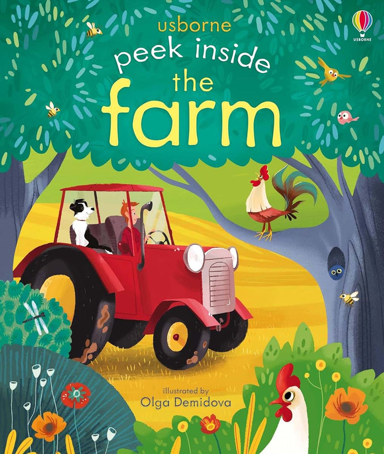 Peek Inside the Farm: An Engaging Lift-the-Flap Book About Farm Animals and Vegetables for Children (Ages 3-5)