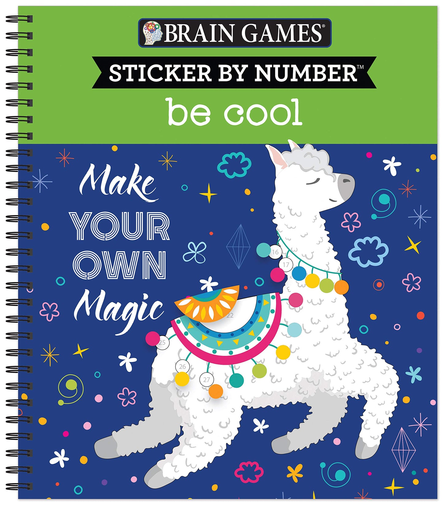 Brain Games - Sticker by Number: Be Cool