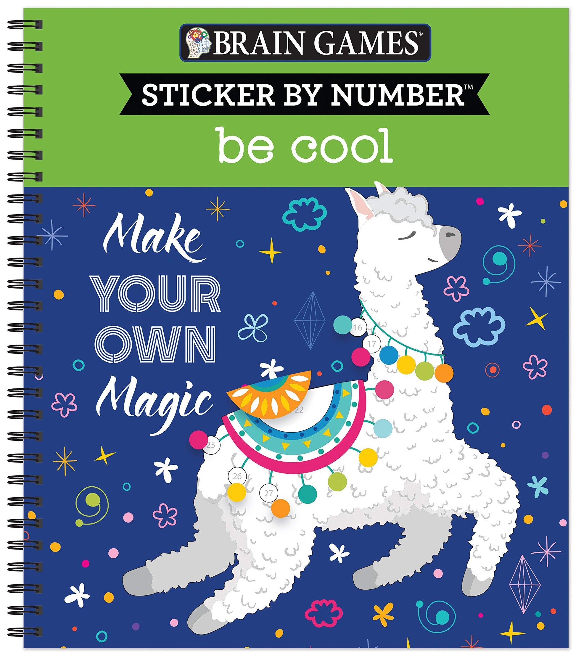 Brain Games - Sticker by Number: Be Cool