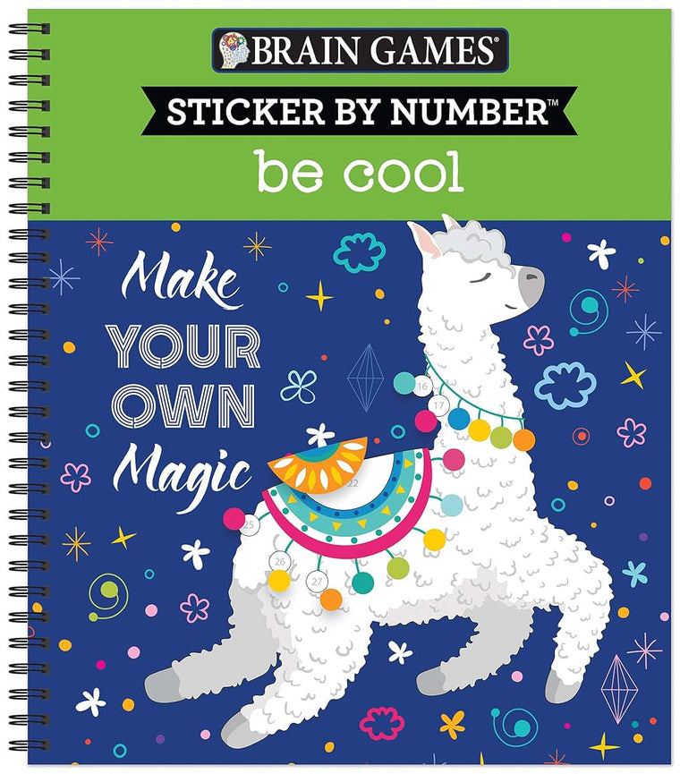 Brain Games - Sticker by Number: Be Cool