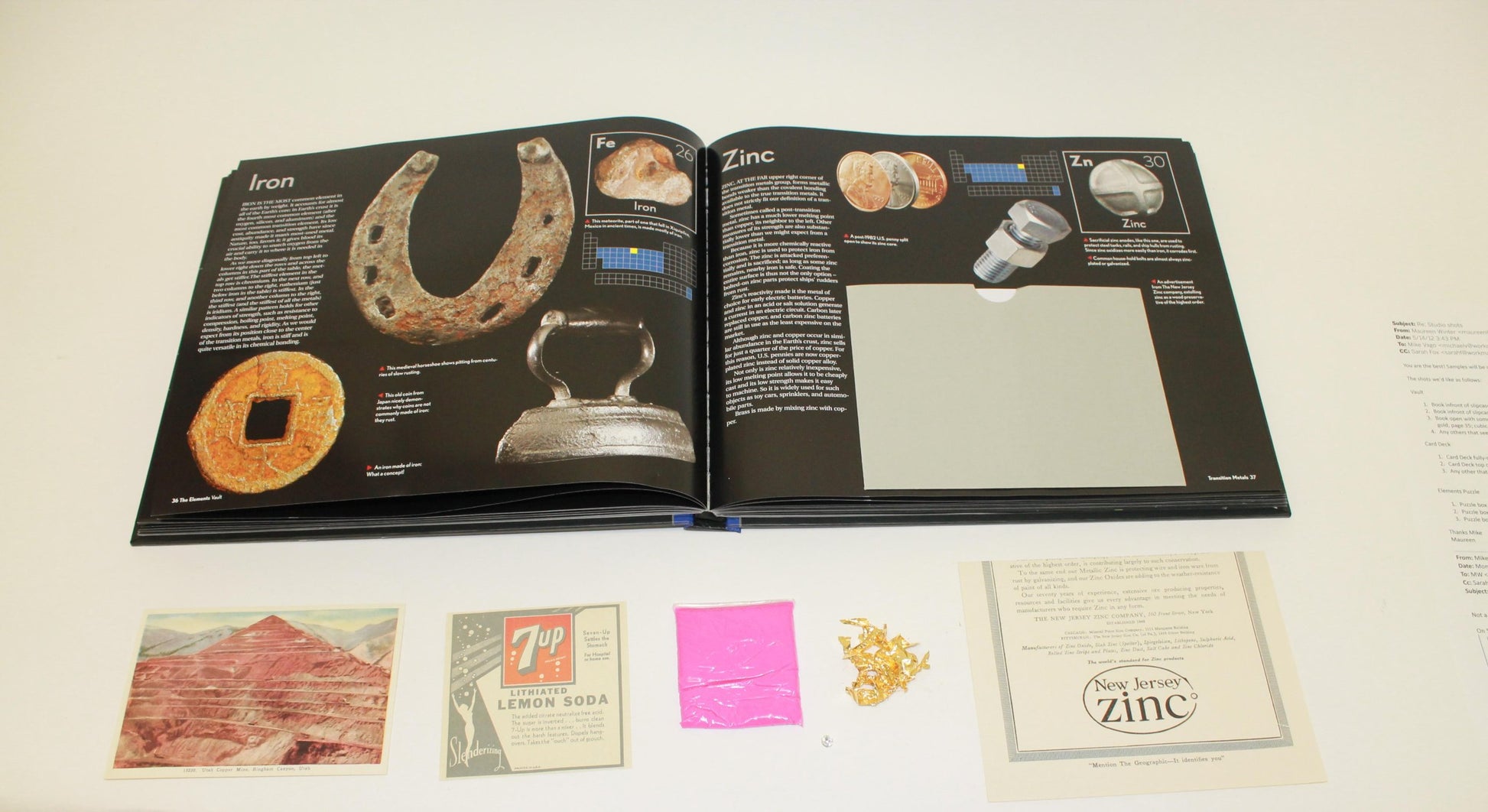 Theodore Gray's Elements Vault: Treasures of the Periodic Table with Removable Archival Documents and Real Element Samples - Including Pure Gold!