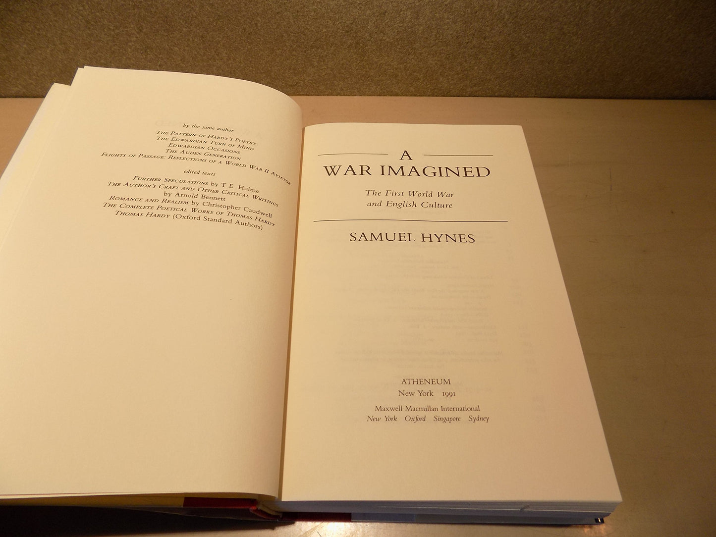 A war imagined: The First World War and English culture