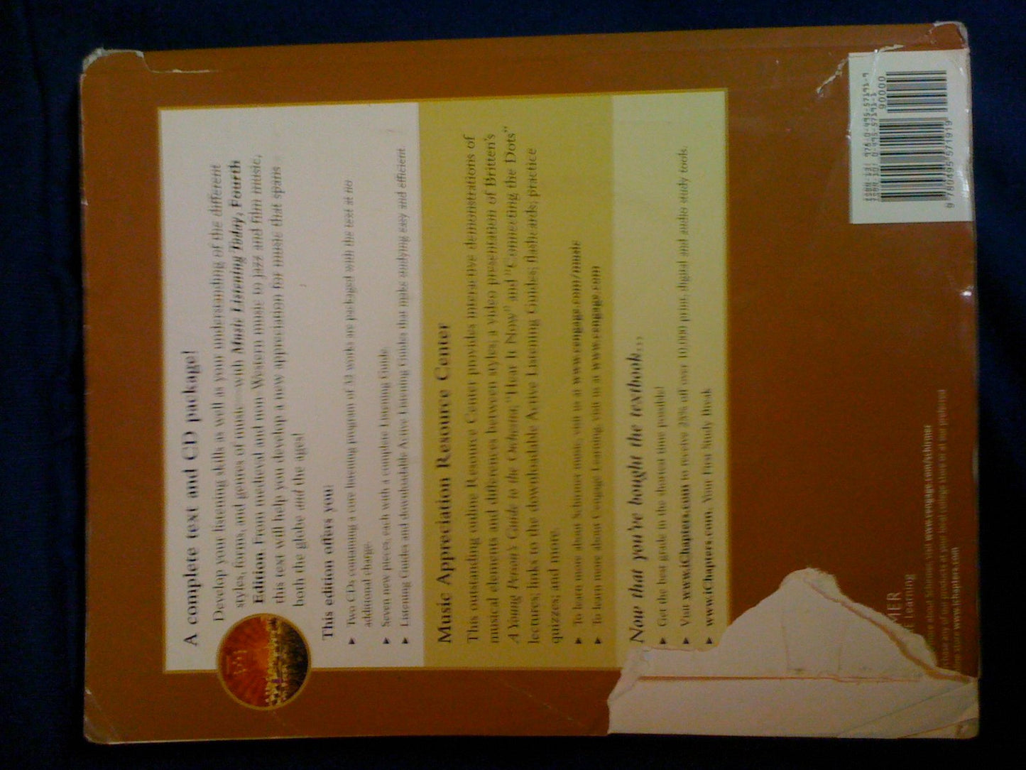 Music Listening Today + Resource Center Printed Access Card