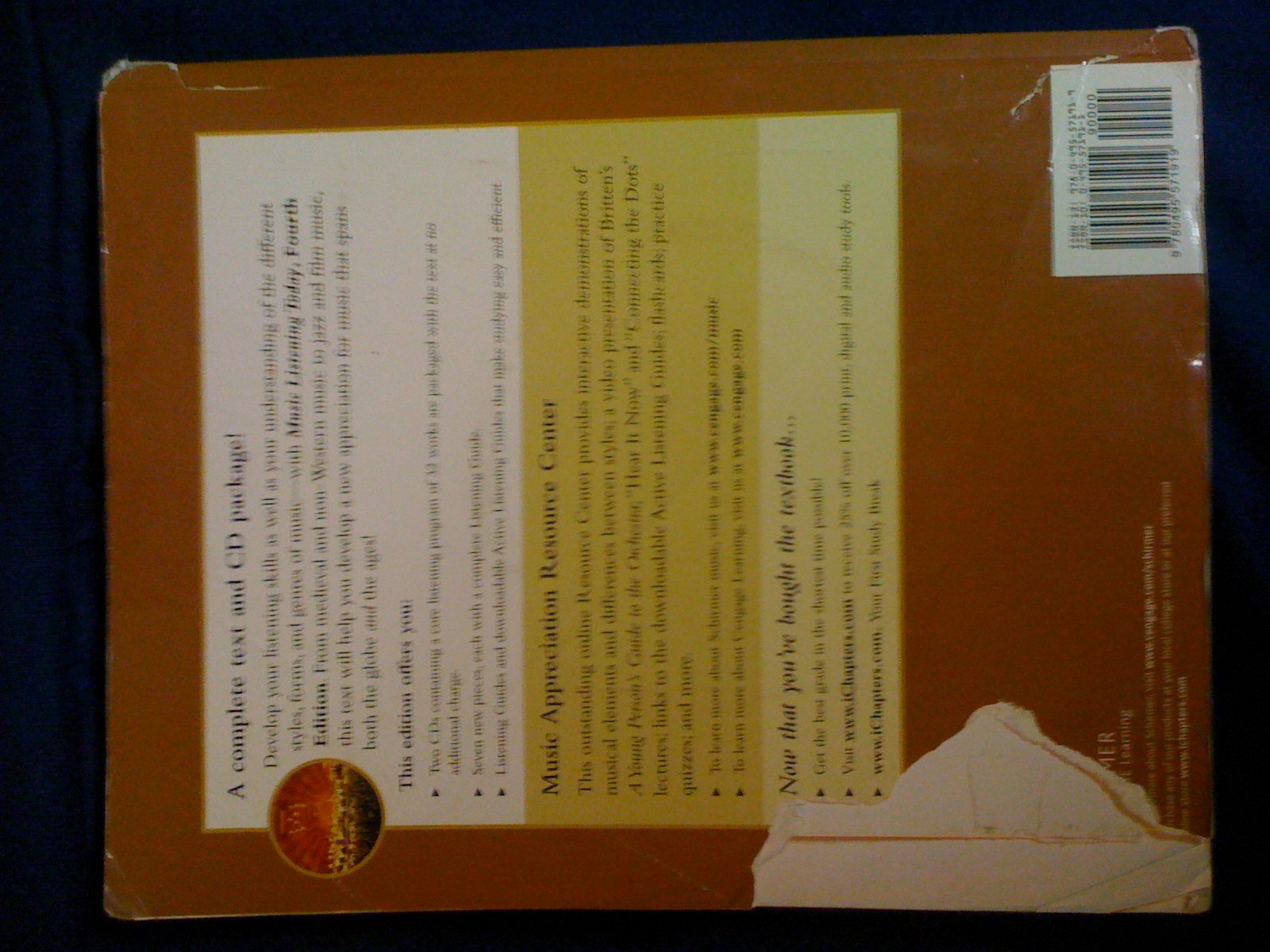 Music Listening Today + Resource Center Printed Access Card