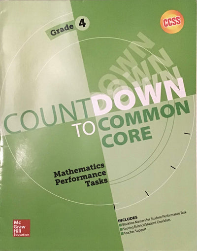 My Math Countdown to Common Core Mathematics Performance Tasks Gr 4 (ELEMENTARY MATH CONNECTS)