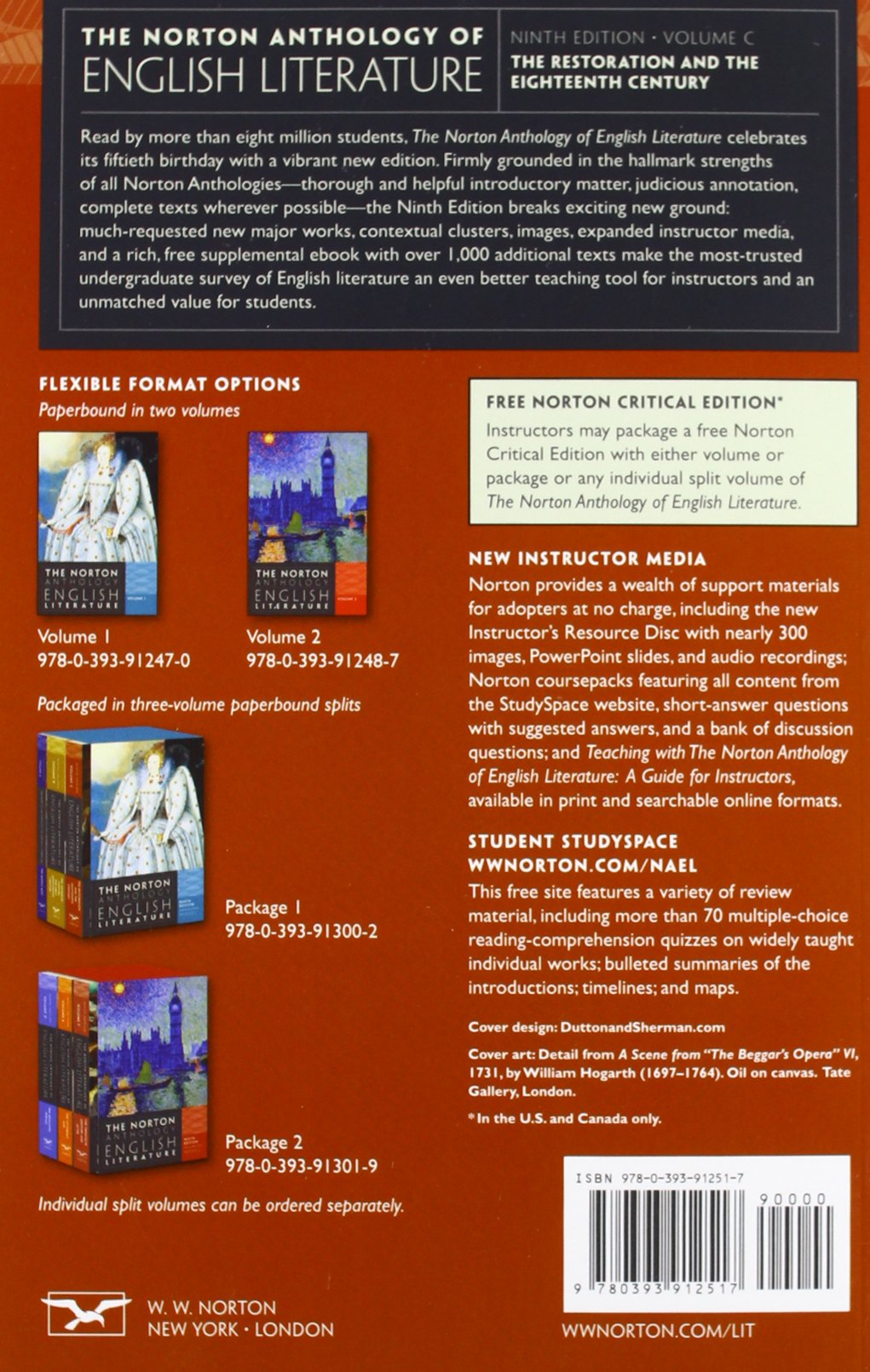 The Norton Anthology of English Literature (Ninth Edition) (Vol. Package 1: Volumes A, B, C)