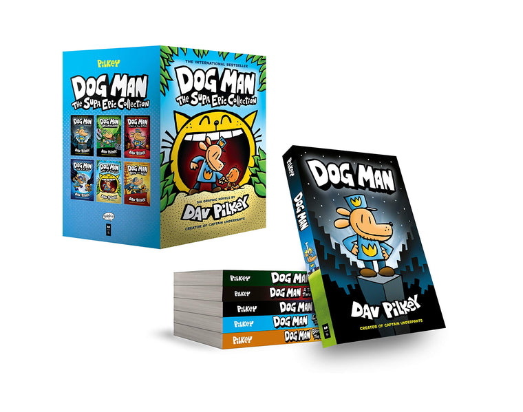 Dog Man: The Supa Epic Collection: From the Creator of Captain Underpants (Dog Man #1-6 Box Set) — back cover