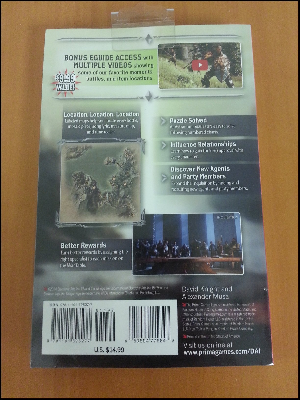 Dragon Age Inquisition: Prima Official Game Guide by Knight,