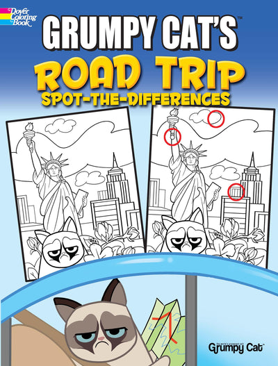 Grumpy Cat's Road Trip Spot-the-Differences (Dover Kids Activity Books: Animals)