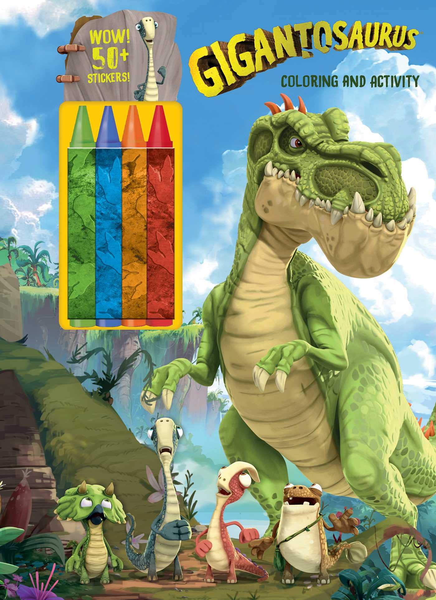Gigantosaurus: Coloring and Activity Book with Crayons (Colo