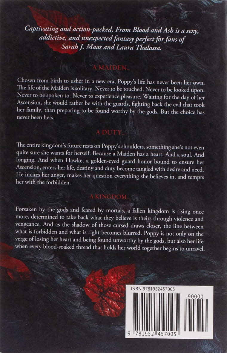 From Blood and Ash — back cover