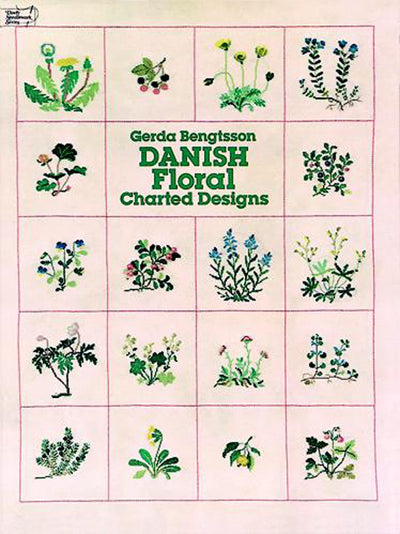 Danish Floral Charted Designs (Dover Embroidery, Needlepoint)