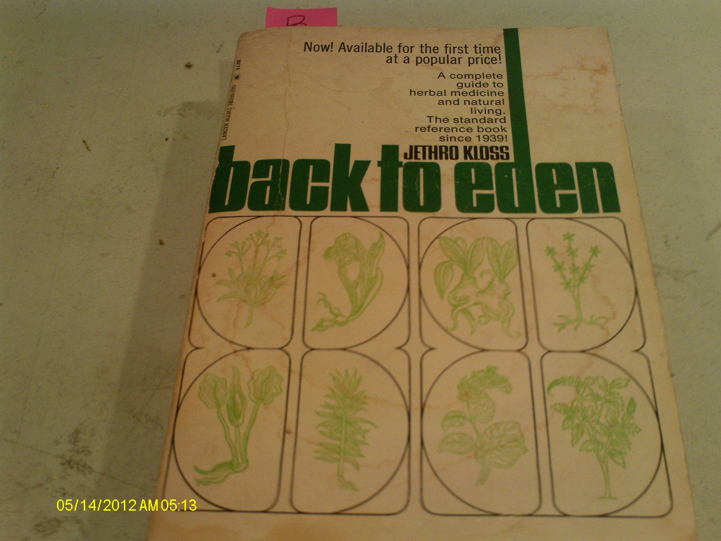 Back to Eden by Jethro Kloss