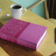 NIV, Super Giant Print Reference Bible (Font Size: 16.5-point), Leathersoft, Pink, Red Letter, Thumb Indexed, Comfort Print
