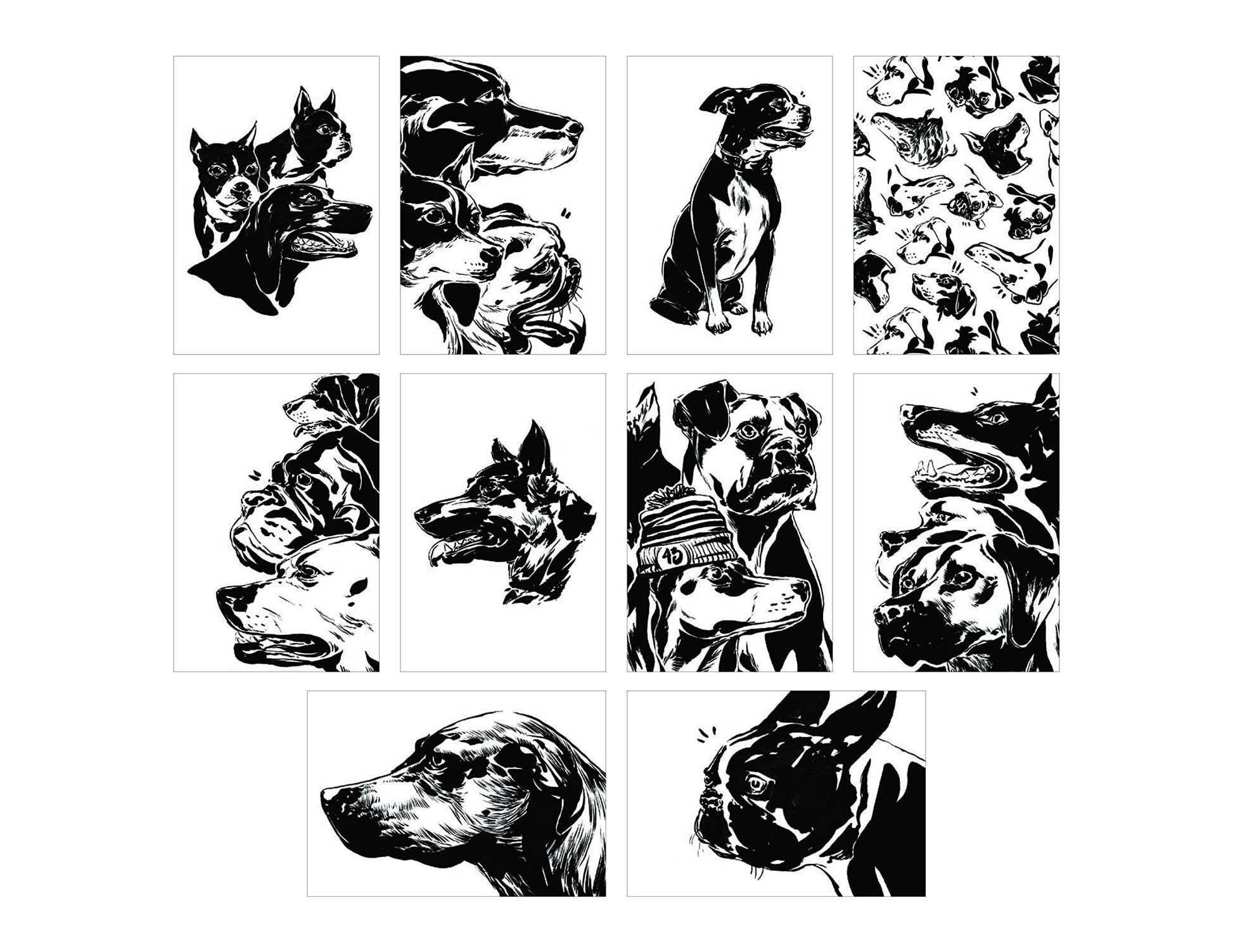 Princeton Architectural Press Dog Box: 100 Postcards by 10 Artists