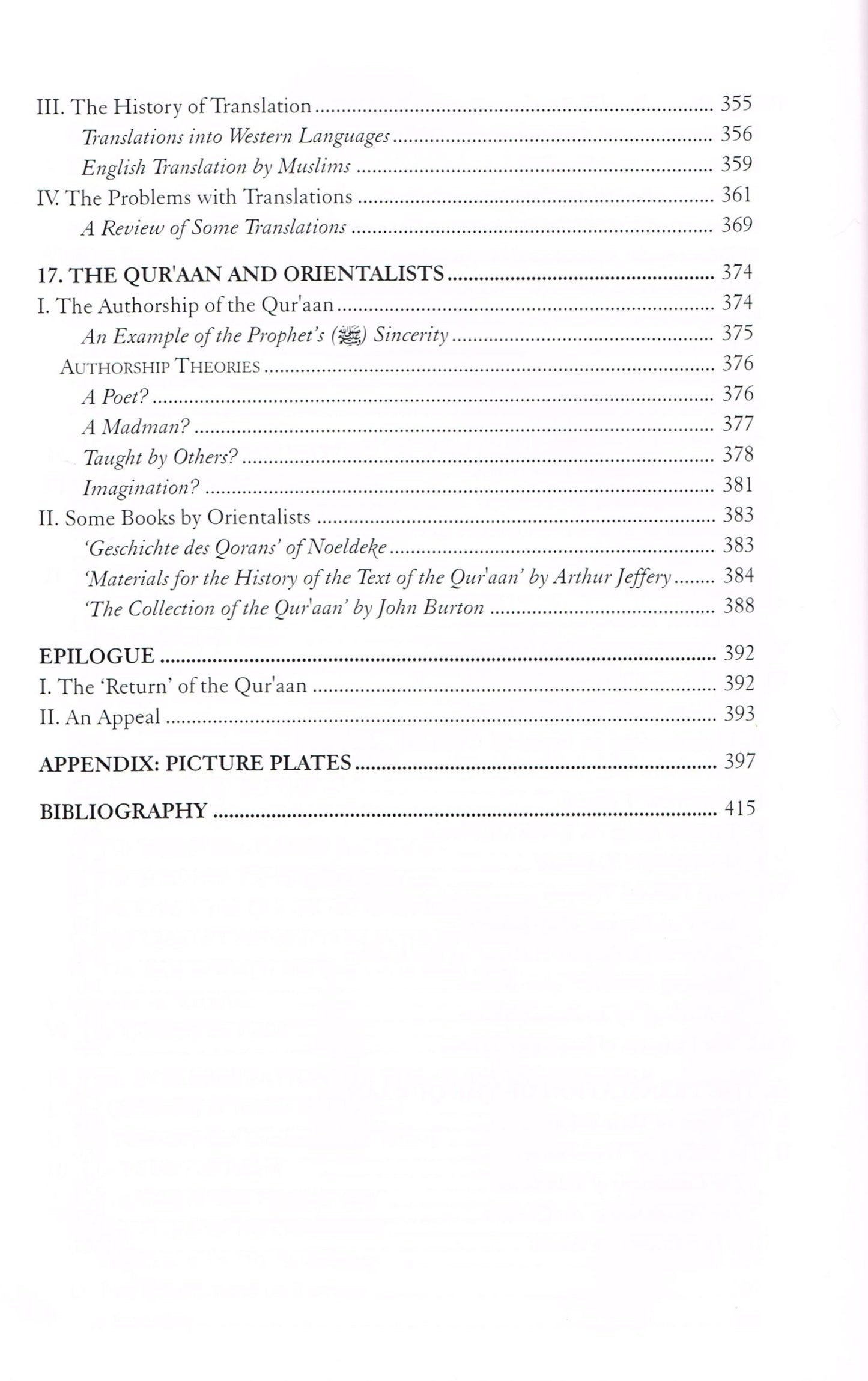 An Introduction to the Sciences of the Qu'ran