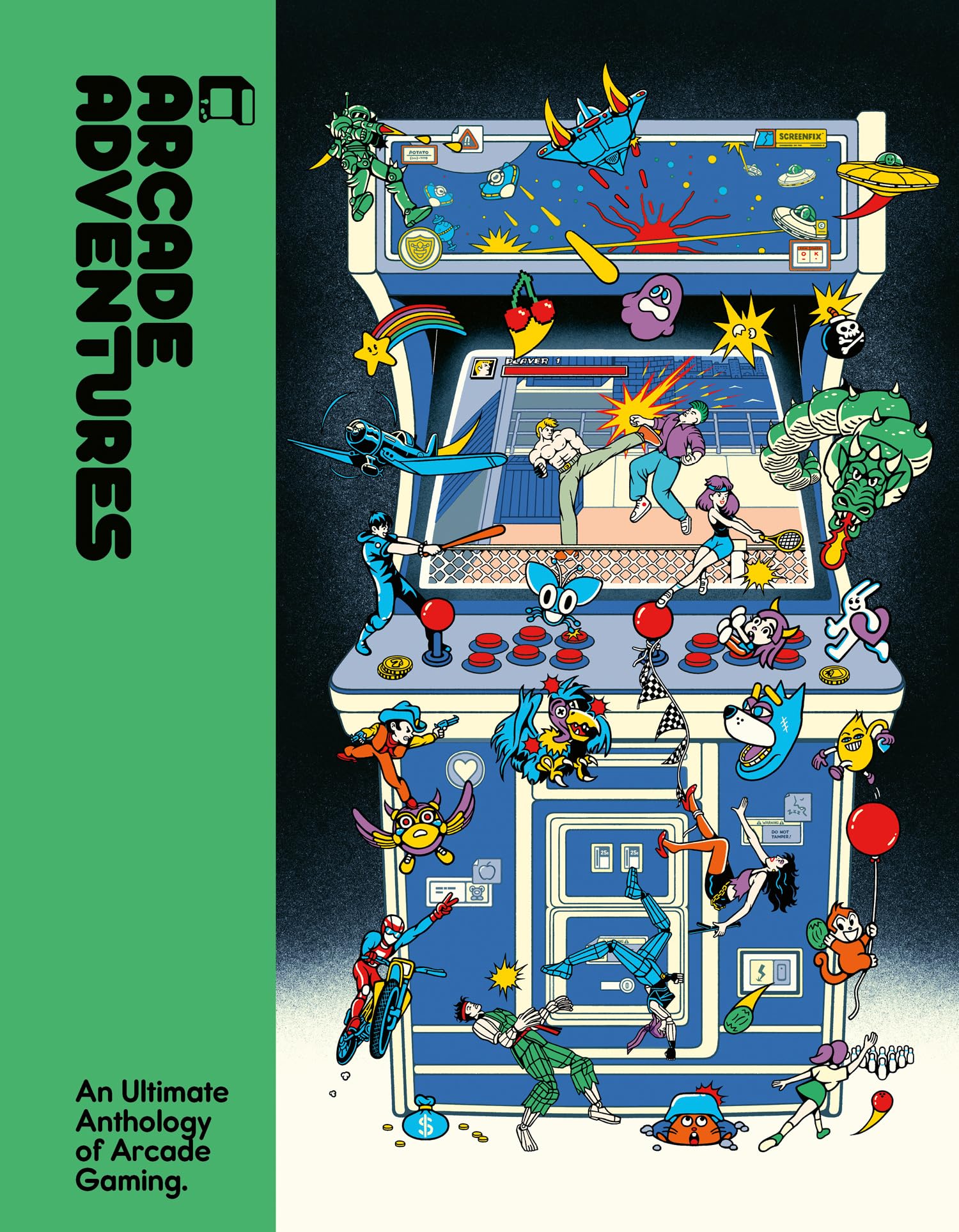 Arcade Adventures: A unique visual history of arcade gaming, celebrating its greatest icons and impact on the world of gaming. From indie publisher Lost In Cult.