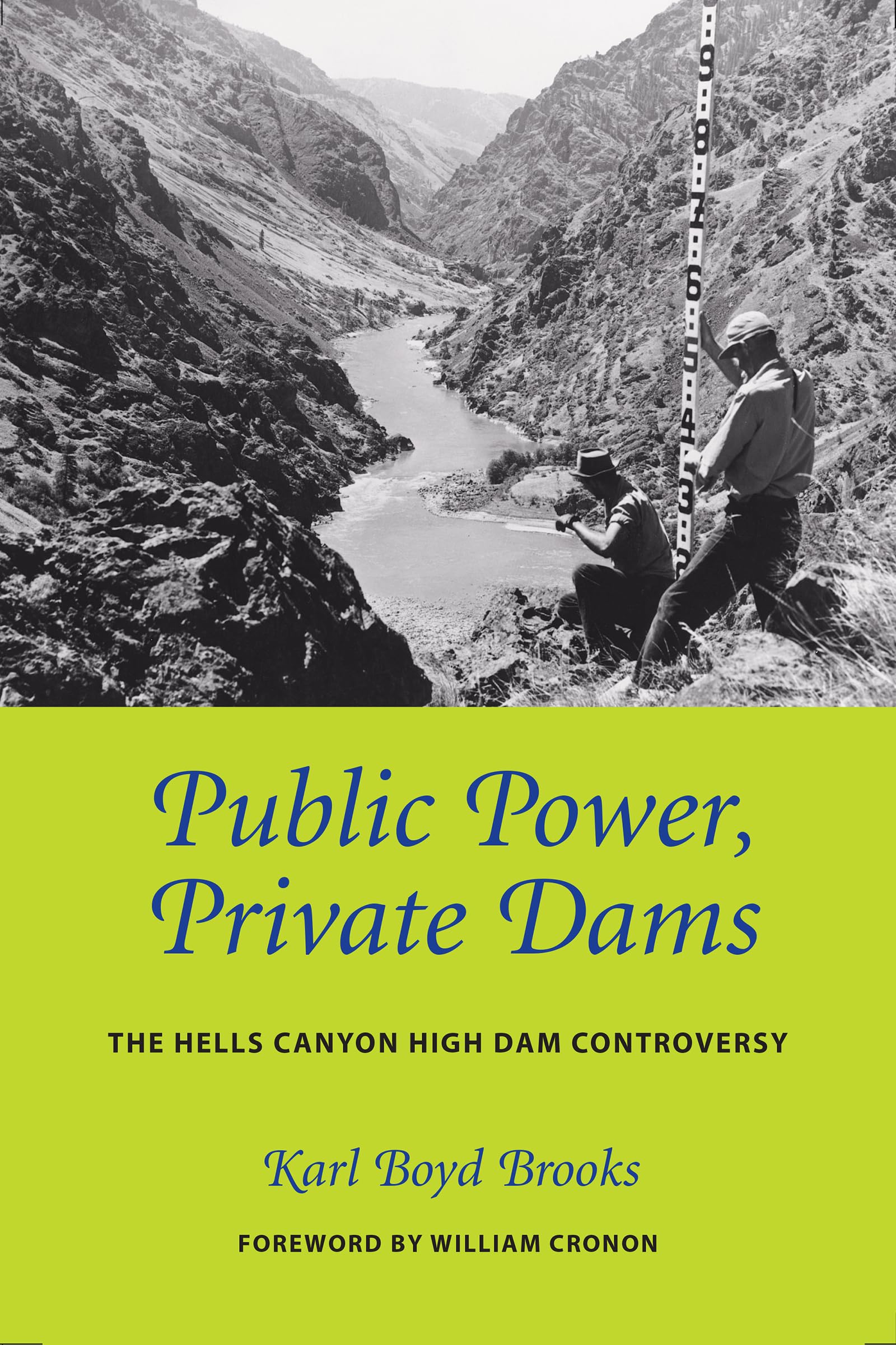 Public Power, Private Dams: The Hells Canyon High Dam Controversy (Weyerhaeuser Environmental Books)