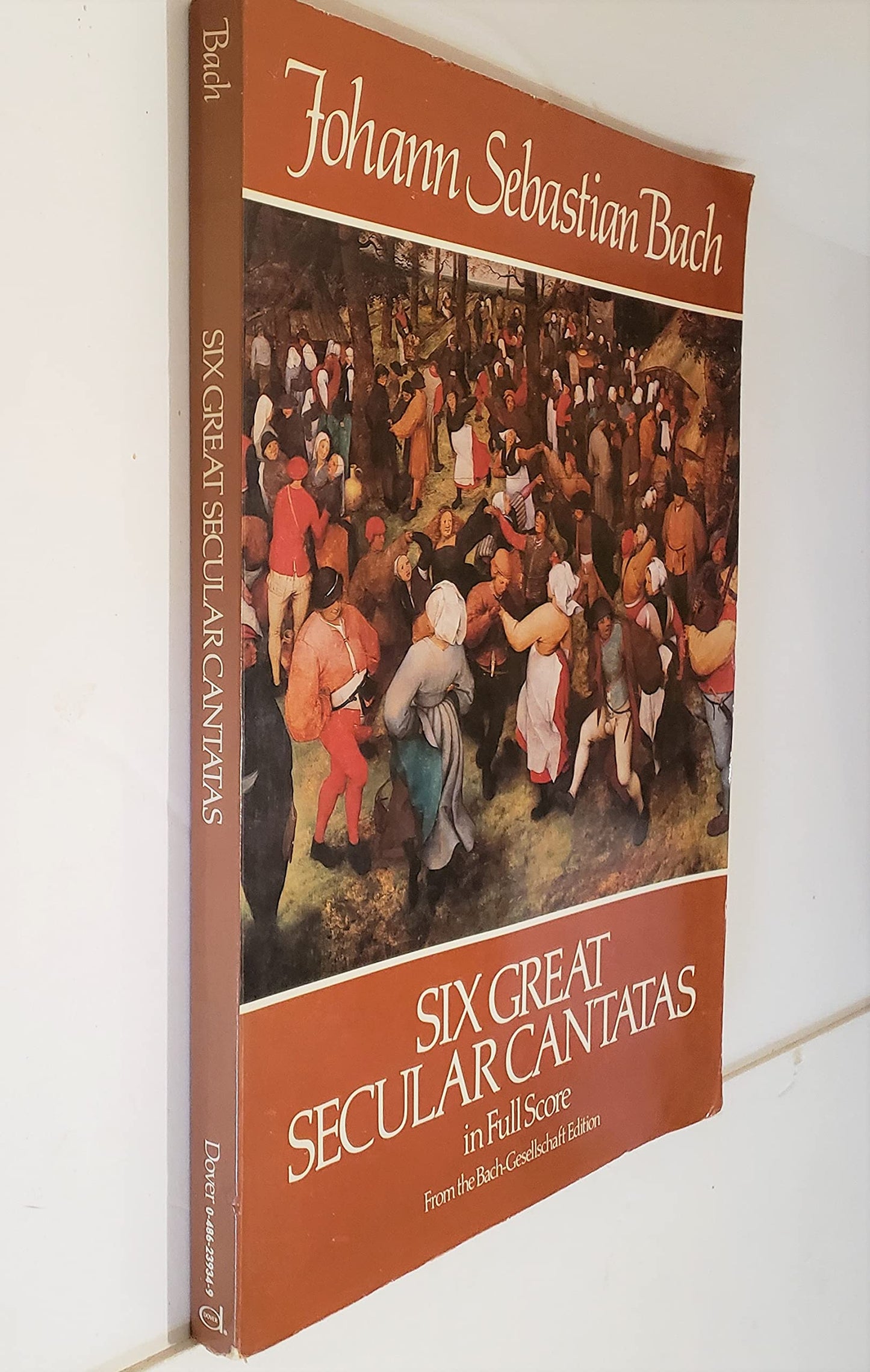 Six Great Secular Cantatas in Full Score: from the Bach-Gesellschaft Edition (Dover Music Scores)