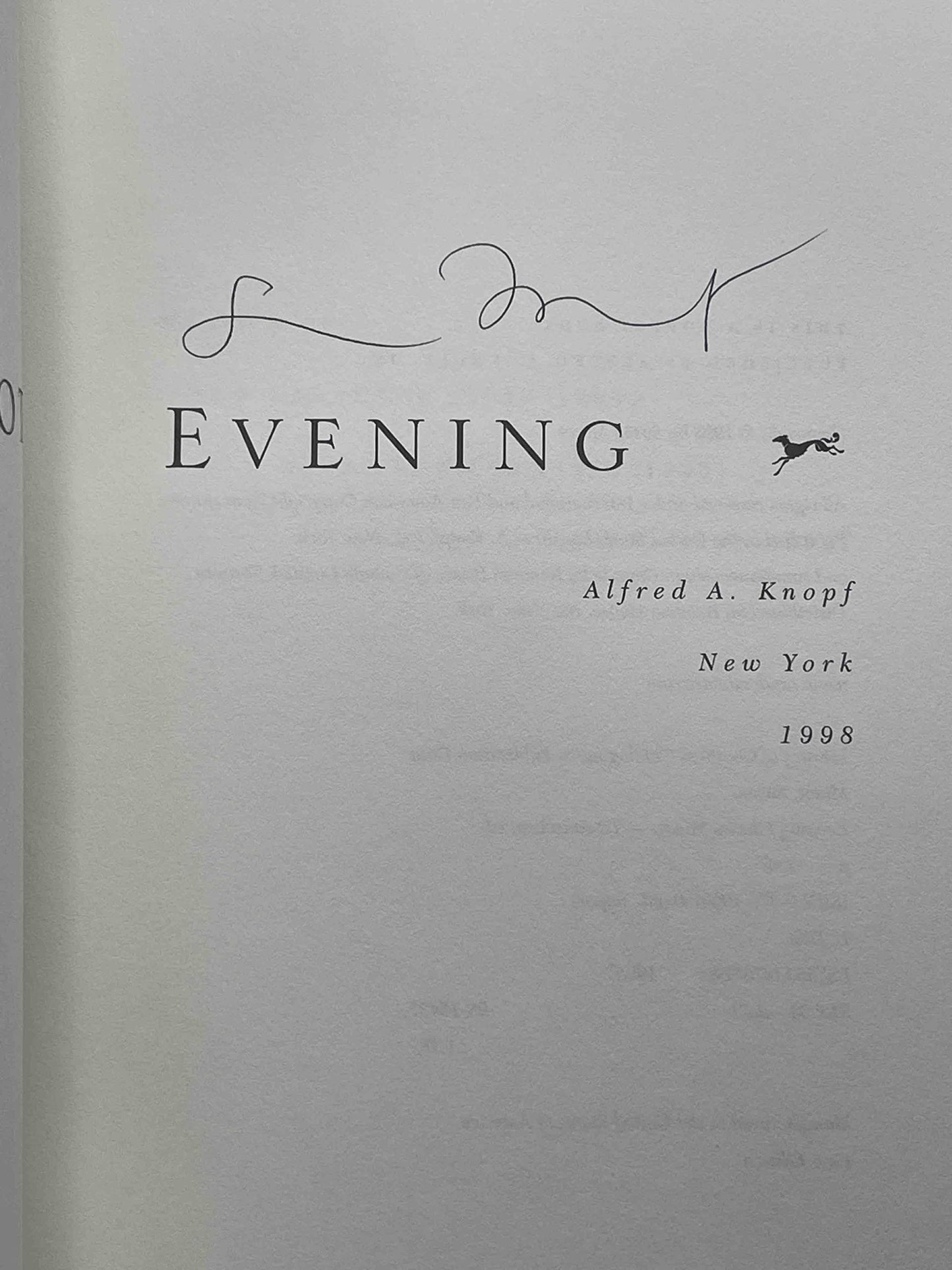 Evening by Minot, Susan