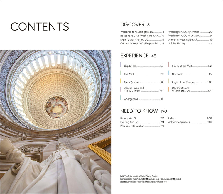 DK Eyewitness Washington DC (Travel Guide) — back cover