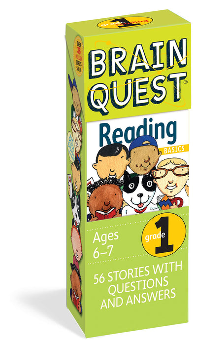 Brain Quest 1st Grade Reading Q&A Cards: 56 Questions and Answers to Challenge the Mind. Curriculum-based! Teacher-approved! (Brain Quest Decks) (Brain Quest Smart Cards)