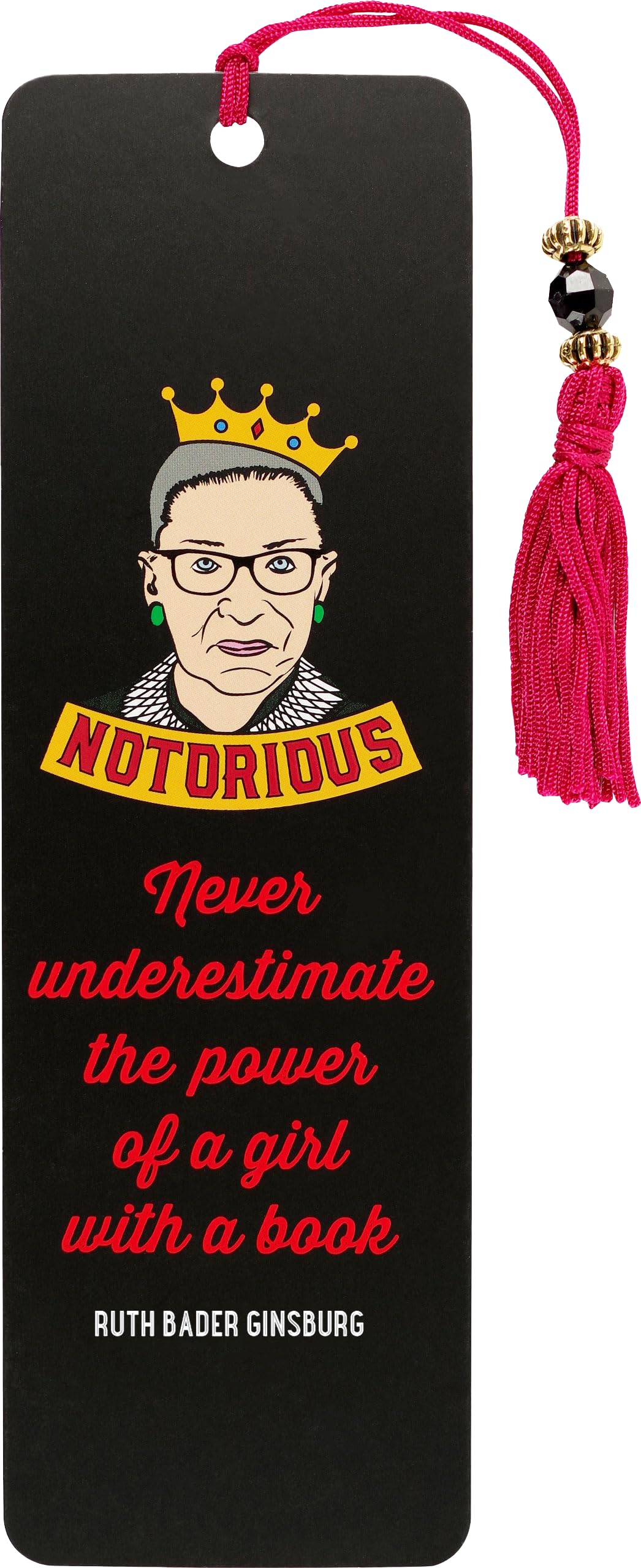 The Notorious RBG Beaded Bookmark
